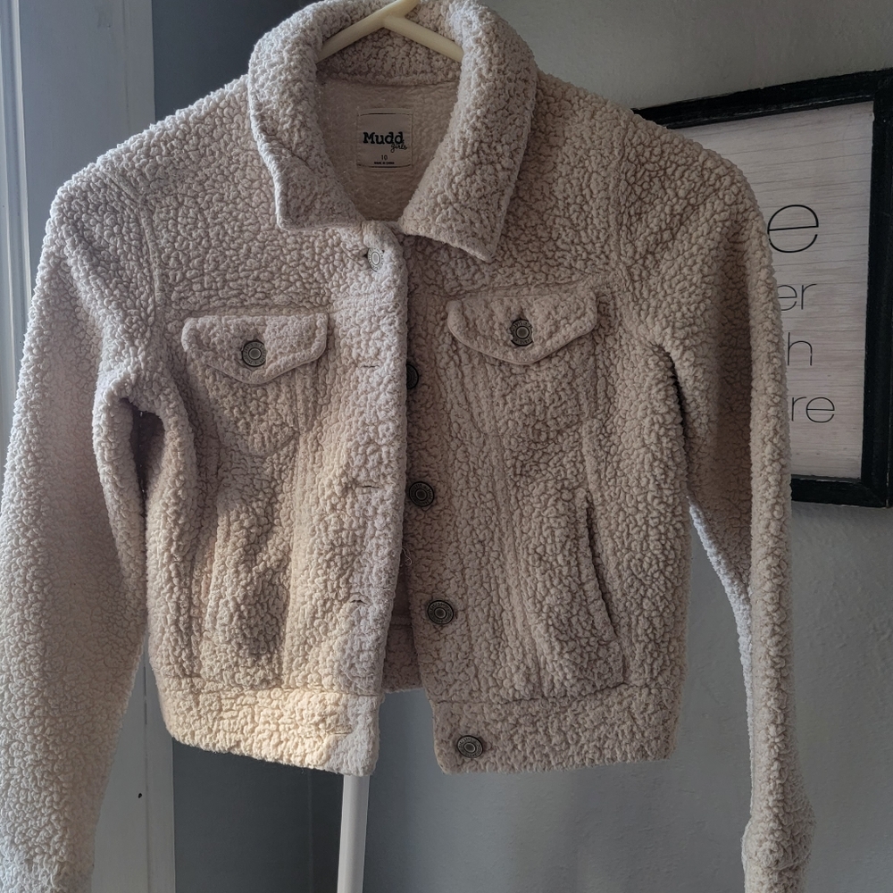 Girls Mudd sherpa jacket